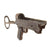 Original German WWII 1941 Dated MP40 Lower Frame Assembly with Trigger Group and Folding Stock by ERMA, Serial No. 8150 b Original Items