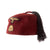 Original German WWII 13th Waffen Mountain Division SS “Handschar” Maroon Dress Fez with Insignia, Tassel, and Sweatband Original Items