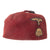 Original German WWII 13th Waffen Mountain Division SS “Handschar” Maroon Dress Fez with Insignia, Tassel, and Sweatband Original Items