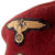 Original German WWII 13th Waffen Mountain Division SS “Handschar” Maroon Dress Fez with Insignia, Tassel, and Sweatband Original Items