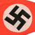 Original German WWII NSDAP National Socialist Vehicle Staff Pennant Flag - 7" x 11 1/8"