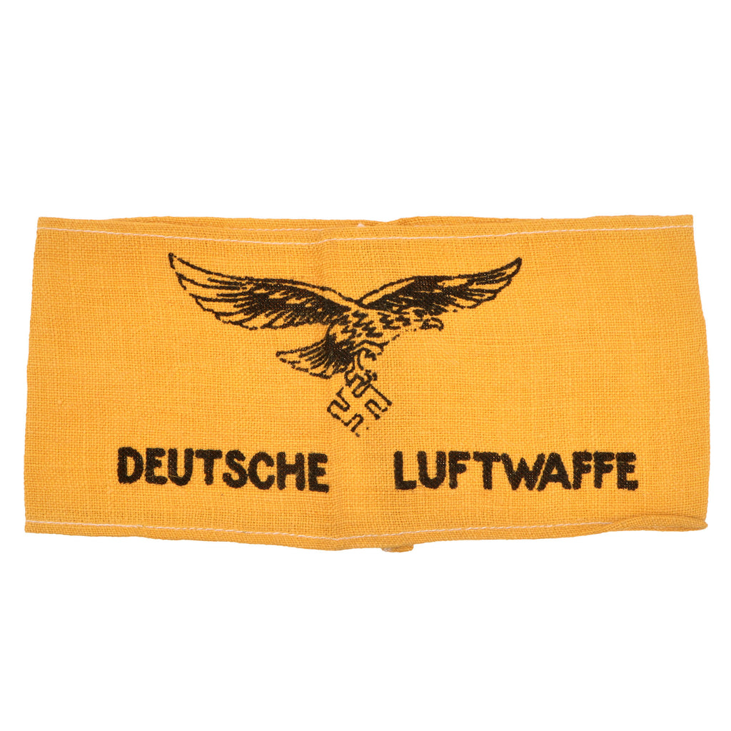 Original German WWII Unissued Deutsche Luftwaffe Air Crew Bailout Identification Armband Original Items