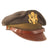 Original U.S. WWII USAAF Officer’s Crusher Visor Cap with AAF Officer’s Calling Card in Sweatband - Pilot Lt. Walter O. Franks, 68th Bomb Squadron, 44th Bomb Group, 35 Bombing Missions Original Items