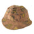 Original German Post War Assembled Reversible Waffen SS Field-Made Cap Made from WWII Issue Eichenlaubmuster Oak Pattern Camouflage Original Items