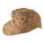 Original German Post War Assembled Reversible Waffen SS Field-Made Cap Made from WWII Issue Eichenlaubmuster Oak Pattern Camouflage Original Items