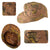 Original German Post War Assembled Reversible Waffen SS Field-Made Cap Made from WWII Issue Eichenlaubmuster Oak Pattern Camouflage Original Items