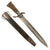 Original German Pre-WWI Stag Handle Hirschfänger Hunting Dagger by Weyersberg Kirschbaum & Cie with Scabbard Original Items