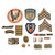 Original U.S. WWII 436th Troop Carrier Dog Tag & Insignia Group with Patches & DI - Sergeant Harry T. Roberts Original Items