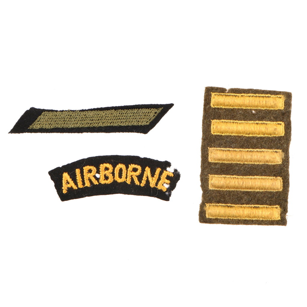 Original U.S. WWII 436th Troop Carrier Dog Tag & Insignia Group with P ...