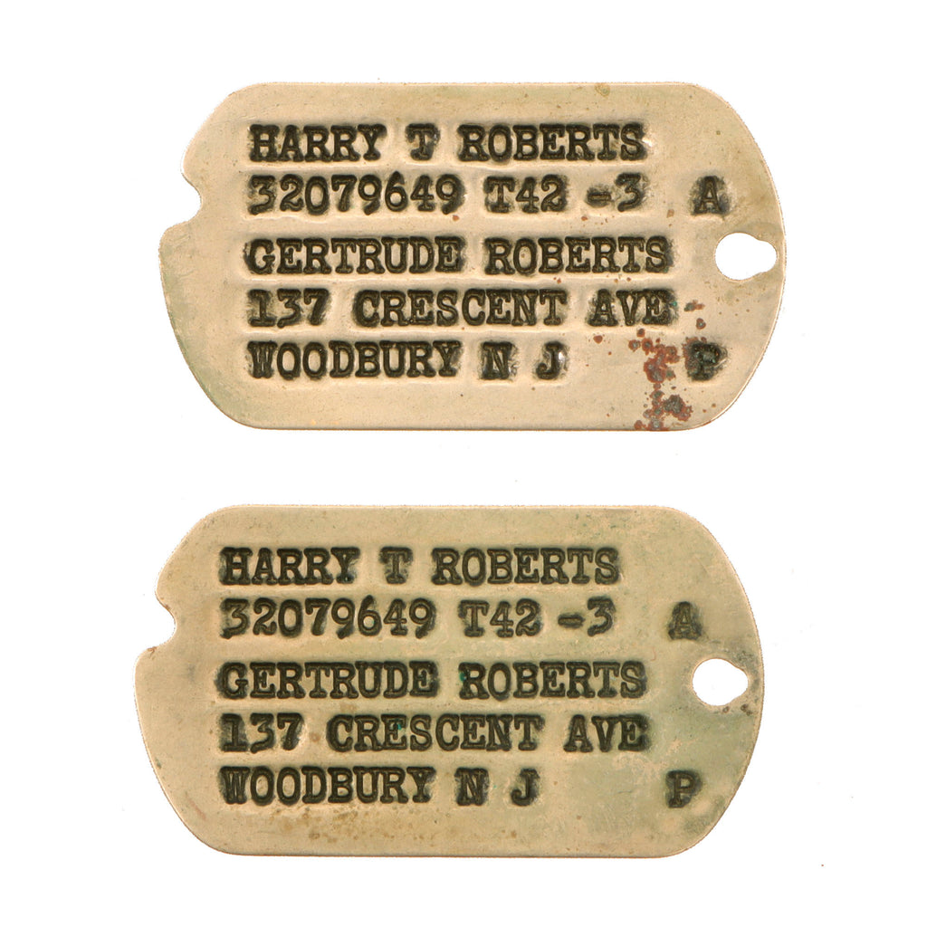 Original U.S. WWII 436th Troop Carrier Dog Tag & Insignia Group with P ...