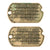 Original U.S. WWII 436th Troop Carrier Dog Tag & Insignia Group with Patches & DI - Sergeant Harry T. Roberts Original Items