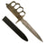 Original U.S. WWI Model 1918 French Made Mark I Trench Knife by AU LION with Reproduction Scabbard