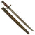 Original U.S. WWI M1917 Enfield Rifle & Trench Gun Bayonet by Remington with Scabbard - Dated 1917 Original Items