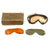 Original U.S. WWII Army Air Forces Aviator Flight Helmet Set - Polaroid B-8 Goggles, A-14 Mask, & AN-H-15 Helmet Original Items
