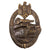 Original German WWII Bronze Grade Panzer Assault Badge by Rudolf Karneth of Gablonz, R.K. Marked