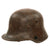 Original Imperial German WWI M16 Stahlhelm Steel Helmet Shell with Broken Leather Liner - Marked ET66 Original Items