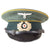 Original German WWII Heer Signals EM/NCO Schirmmütze Visor Cap by Clemens Wagner, 1938 Dated, Size 57 1/2