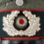 Original German WWII Heer Army Artillery EM/NCO Schirmmütze Visor Crush Cap, Size 57, Dual Period Maker Marks