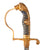 Original German WWII Heer Blücher Pattern Field Marshal Series Lion Head Officer Sword by Carl Eickhorn with Scabbard