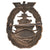 Original German WWII French Made Kriegsmarine High Seas Fleet Badge, Bacqueville Attributed