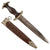 Original German WWII Partially Ground Ernst Röhm Inscription SA Dagger by Paul F. Dick of Esslingen with Scabbard, Sw Group Mark