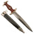 Original German WWII Early NSKK Dagger by Paul F. Dick of Esslingen with Flame Figured Grip and Later War Scabbard Original Items