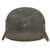 Original German WWII Luftwaffe Single Decal M40 Steel Helmet with Relic Size 59 Liner, Stamped Q66 Original Items