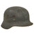 Original German WWII Luftwaffe Single Decal M40 Steel Helmet with Relic Size 59 Liner, Stamped Q66 Original Items