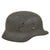 Original German WWII Luftwaffe Single Decal M40 Steel Helmet with Relic Size 59 Liner, Stamped Q66 Original Items