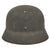 Original German WWII Luftwaffe Single Decal M40 Steel Helmet with Relic Size 59 Liner, Stamped Q66 Original Items
