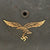 Original German WWII Luftwaffe Single Decal M40 Steel Helmet with Relic Size 59 Liner, Stamped Q66 Original Items