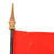 Original German WWII NSDAP Handheld Parade Flag with Wooden Pole - 22" x 16"
