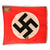 Original German WWII NSDAP Ortsgruppe "Nordheim/Nahe" Political Flag with Fringe - [45" x 52"]