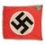 Original German WWII NSDAP Ortsgruppe "Nordheim/Nahe" Political Flag with Fringe - [45" x 52"]
