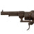 Original French Lefaucheux 7mm Pinfire Pocket Revolver, Serial No. LF1805, with Period Leather Holster Original Items