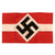 Original German WWII-Era HJ National Youth Organization Multi-Piece Sewn Cotton Armband Original Items