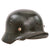 Original German WWII Heer Army Named Single Decal M40 Steel Helmet with 55cm Liner and Chinstrap, Stamped ET62 Original Items