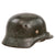 Original German WWII Heer Army Named Single Decal M40 Steel Helmet with 55cm Liner and Chinstrap, Stamped ET62 Original Items