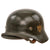 Original German WWII Heer Army Named Single Decal M40 Steel Helmet with 55cm Liner and Chinstrap, Stamped ET62 Original Items