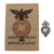 Original German WWII HJ Iron Proficiency Badge with Achievement Record Book Named to Ludwig Schmitt