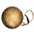 Original German WWII DJ Deutsches Jungvolk Junior National Youth Organization 14" Wooden Landsknecht Formation Field Drum with Drumsticks, Leather Carry Strap and Replacement Ropes