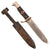 Original German WWII Motto Marked Transitional HJ Knife by Emil Voos with Scabbard, 1937 Dated, RZM M7/2 Original Items