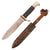 Original German WWII Motto Marked Transitional HJ Knife by Emil Voos with Scabbard, 1937 Dated, RZM M7/2 Original Items