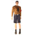 Original German WWII HJ Bann 565 Spittal, Kärnten Tan Summer Uniform Mannequin Display with Shorts, Armband, Shoes, Belt & Insignia Original Items