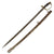 Original U.S. Civil War M-1850 Style German Imported Non-Regulation Staff & Foot Officer’s Sword and Scabbard - Rare Eagle Variant on Basket Original Items