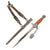 Original WWII German 2nd Model Luftwaffe Dagger by Carl Eickhorn of Solingen with Scabbard, Belt Hanger, and Portepee Original Items