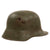 Original Imperial German WWI Battle-Damaged M16 Stahlhelm Helmet with Bullet Holes & Matching-Damaged M1917 Liner - Marked Si. 66