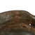 Original Imperial German WWI Named Panel Camouflage M16 Stahlhelm Helmet with Shrapnel Damage Through Visor - Rare Maker K64