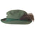 Original German WWII National Forestry Service Deutscher Schützenhut Felt Hunting Hat by Meyer & Römer of Frankfurt with Plume, Measured Size 56cm