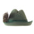 Original German WWII National Forestry Service Deutscher Schützenhut Felt Hunting Hat by Meyer & Römer of Frankfurt with Plume, Measured Size 56cm